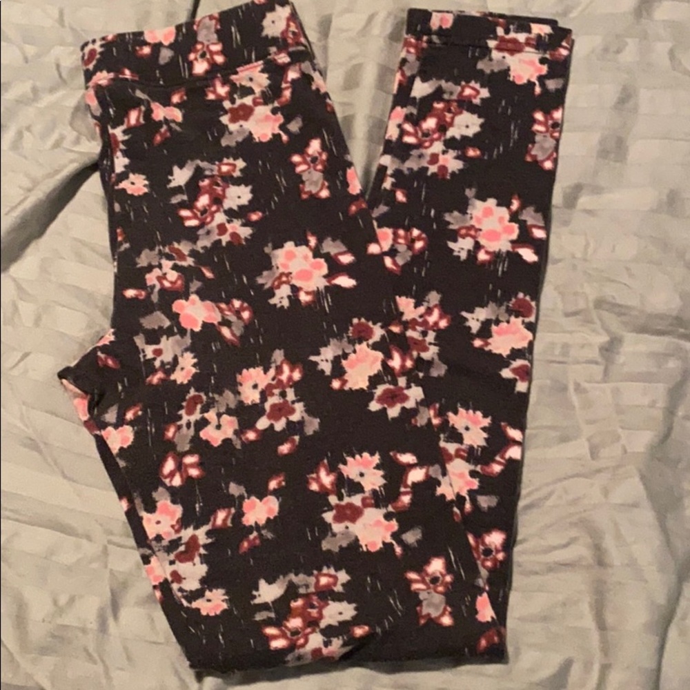 Floral leggings